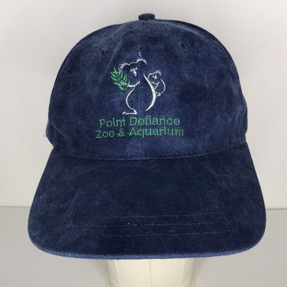 Vintage Point Defiance Zoo & Aquarium Blue Adjustable Hat